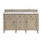 James Martin Vanities 60'' Double Vanity, Whitewashed Oak w/ 3 CM White Zeus Quartz Top 424-V60D-WWO-3WZ - alternate 1